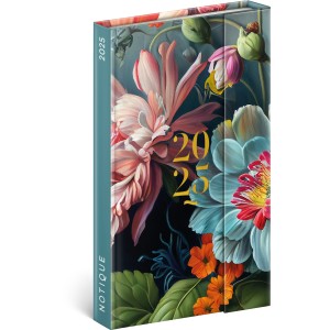 Mgnessel zrd agenda Flowers 2025, 13 x 21 cm (naptr)