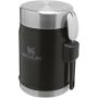 Stanley Legendary ételtartó kanálgéppel, 400 ml, fekete
